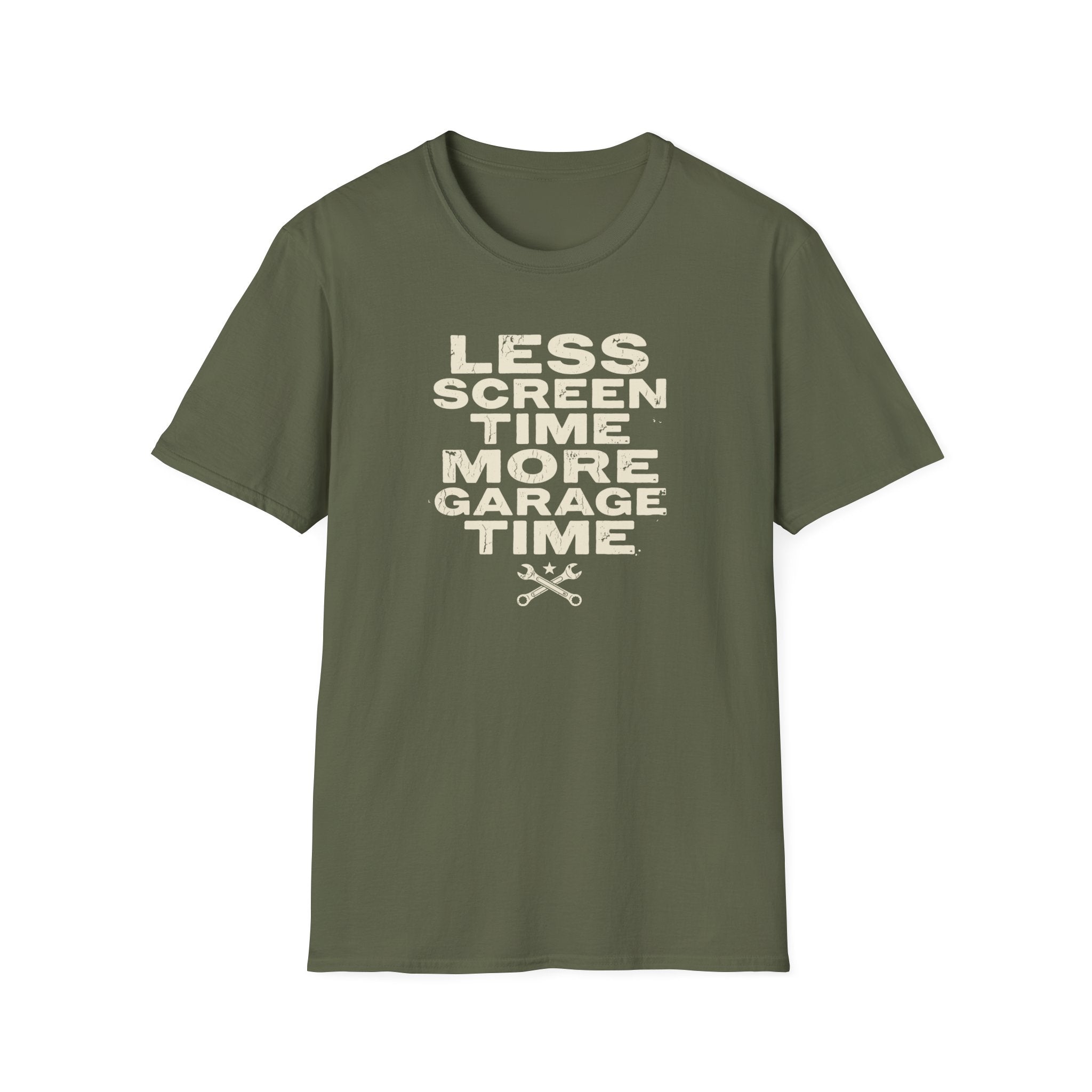 Less Screen Time More Garage Time T-Shirt