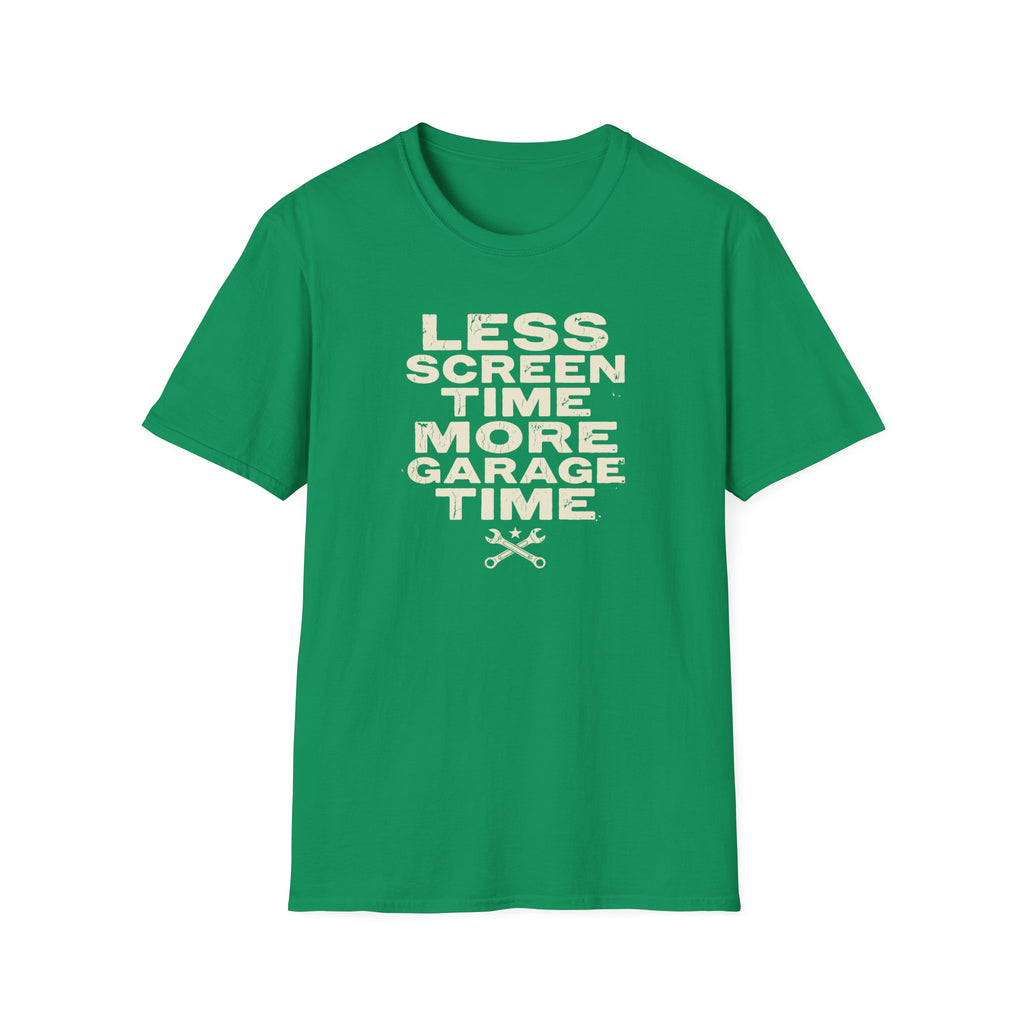 Less Screen Time More Garage Time T-Shirt