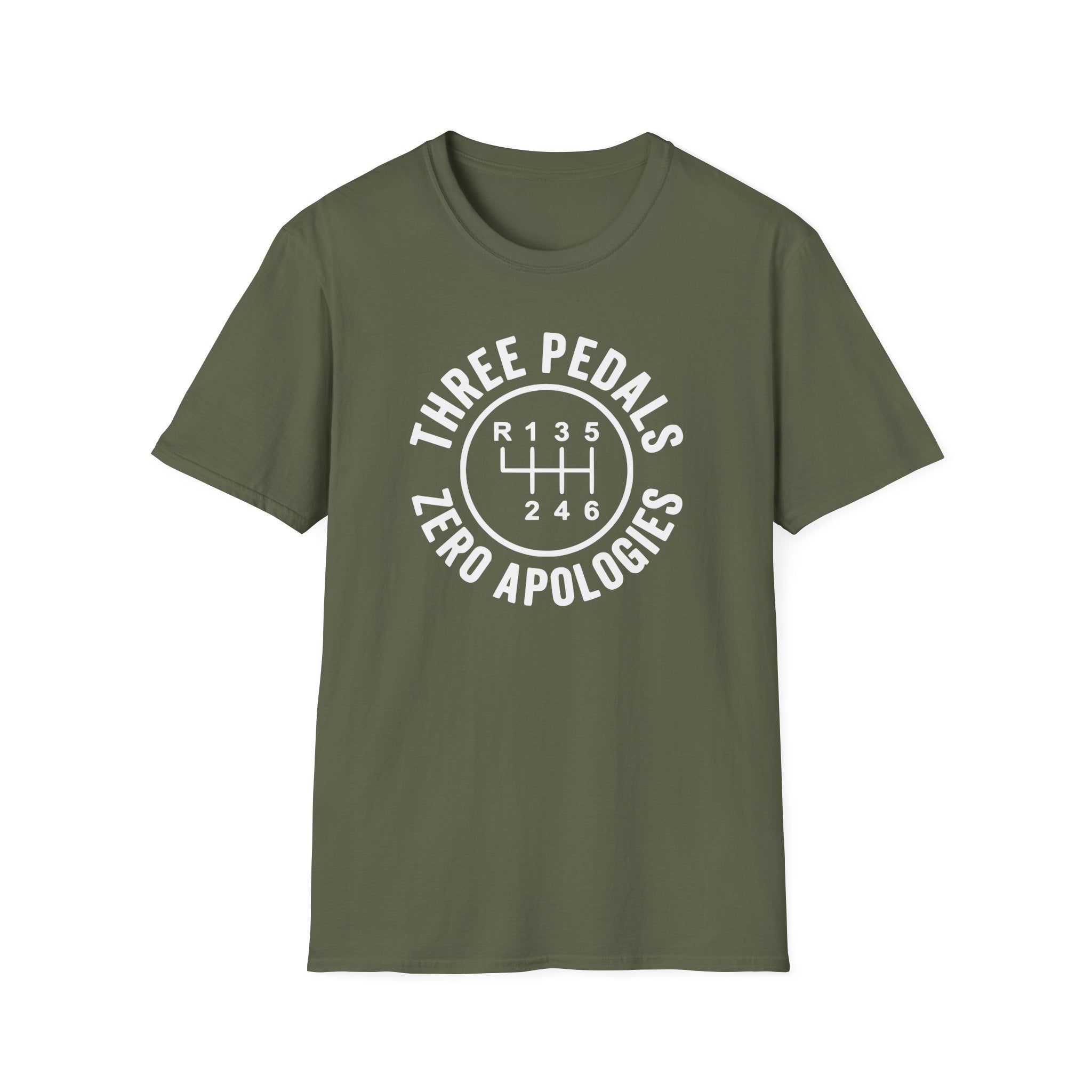 Three Pedals Zero Apologies T-Shirt