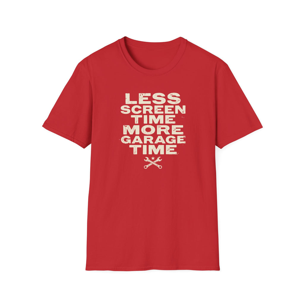Less Screen Time More Garage Time T-Shirt